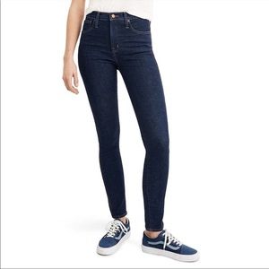 Madewell 10” High Rise Skinny Jeans in Lucille